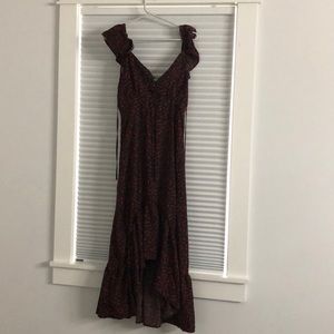 Cute flounce maxi dress